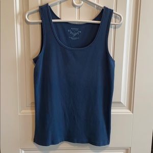 Sonoma Blue Ribbed Tank Top